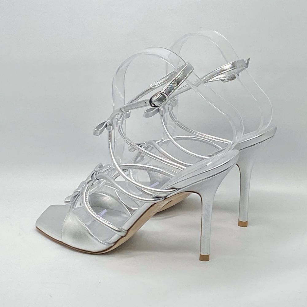 Stuart Weitzman Bow Strappy Sandals Size 8.5 - image 7